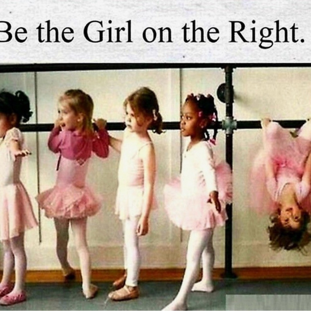Be The Girl On The Right